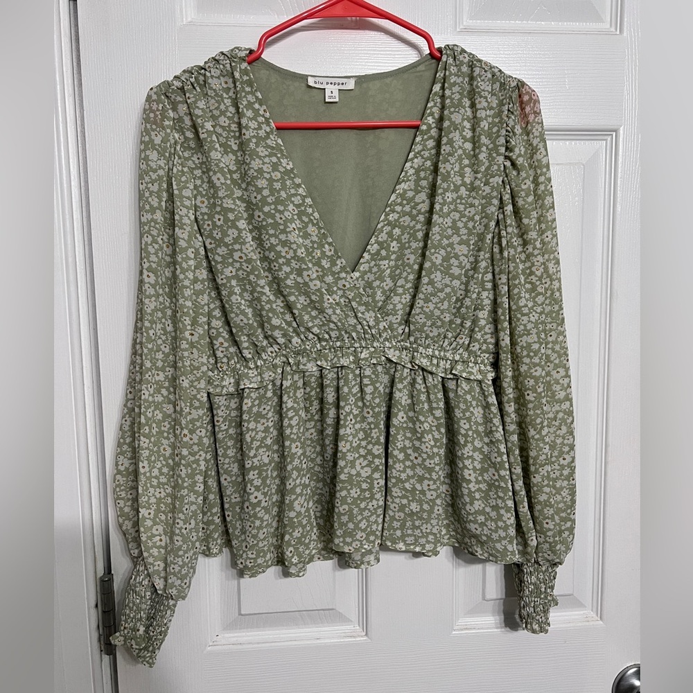 Blu Pepper Peplum Top